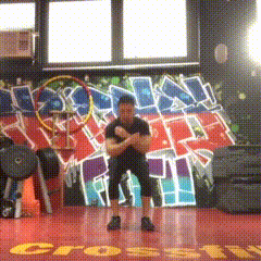 Squating jumping jack